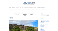 Desktop Screenshot of camperize.com