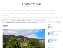 Tablet Screenshot of camperize.com